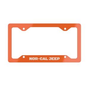 License Plate Frame "Orange"